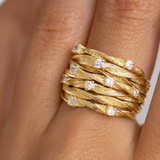 Noelia – Anillo dorado vintage