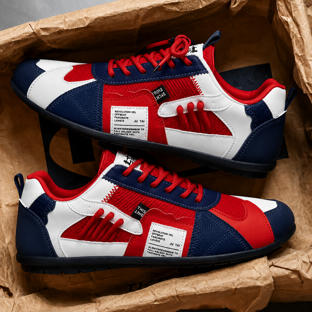 Nico - Zapatillas retro de colores