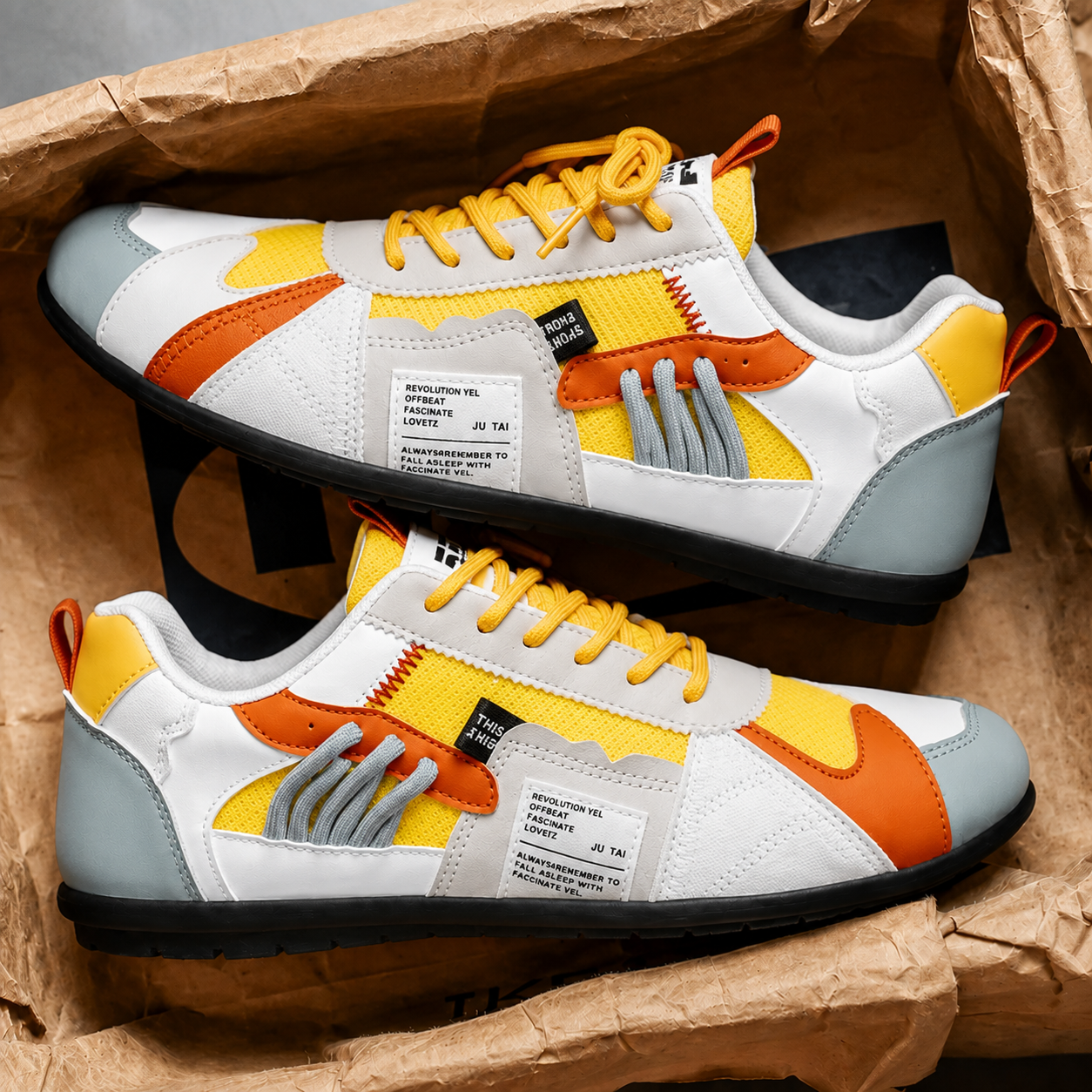 Nico - Zapatillas retro de colores