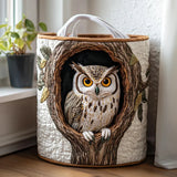 Búho | Cesta de almacenaje acolchada