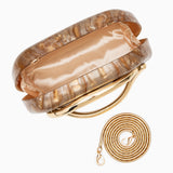 Elena – Bolso estructurado con detalle metálico