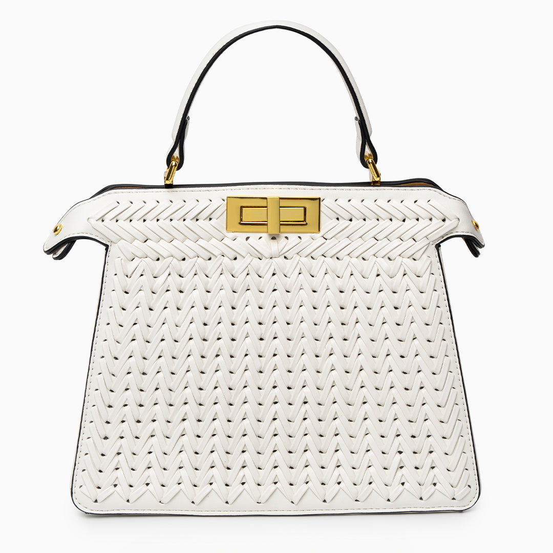 Jimena – Bolso trenzado estructurado