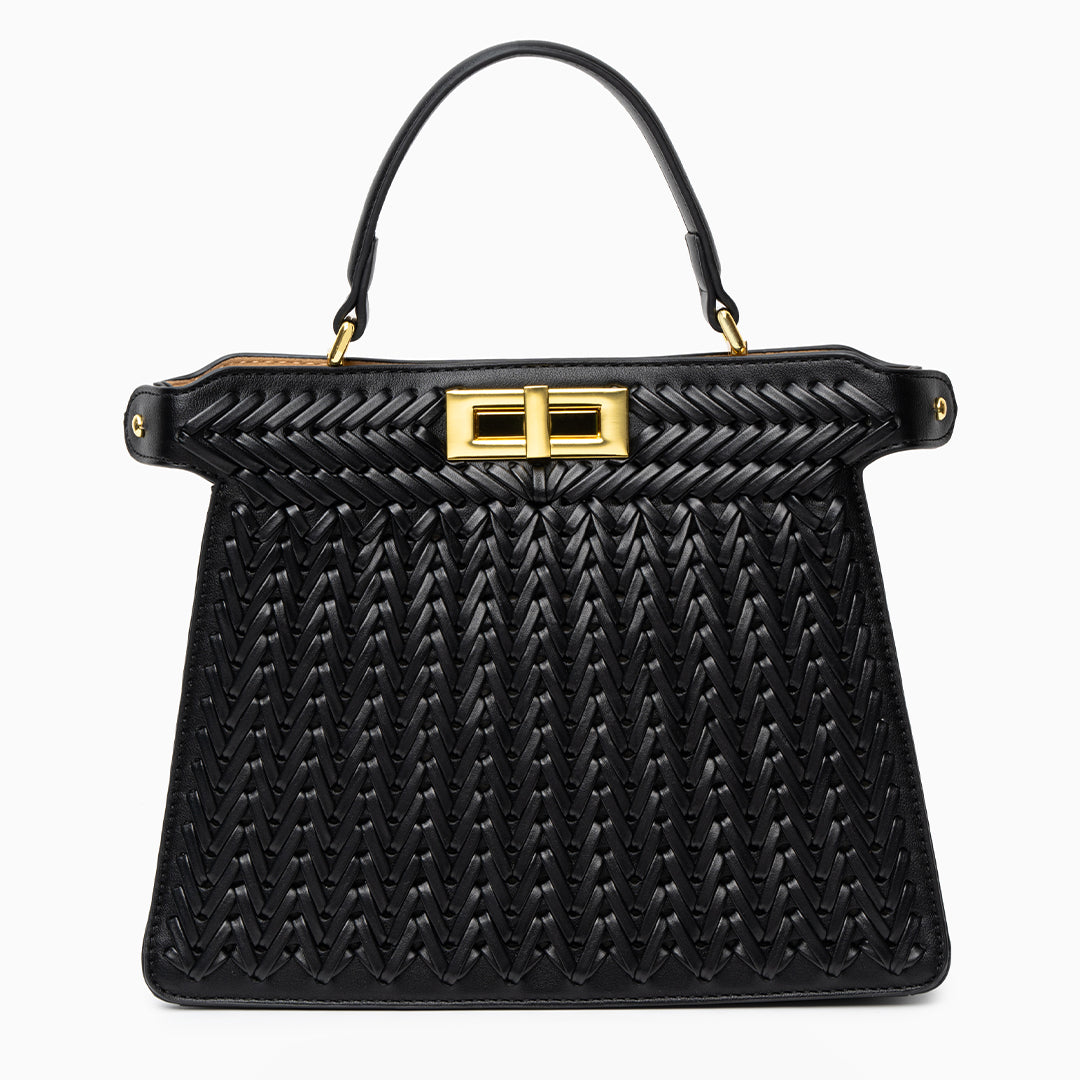 Jimena – Bolso trenzado estructurado