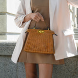 Jimena – Bolso trenzado estructurado