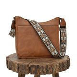 Indalecia | Bolso de hombro con cinta ornamental