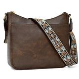 Indalecia | Bolso de hombro con cinta ornamental