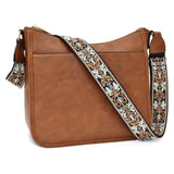 Indalecia | Bolso de hombro con cinta ornamental