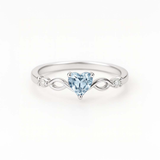 Amalia – Anillo corazón con circonita