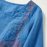 Savia – Blusa fluida multicolor