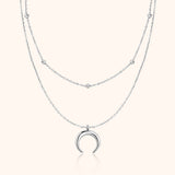 Luna – Collar doble con luna