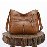 Jordana | Bolso bandolera de varias cremalleras