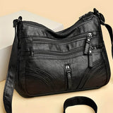 Jordana | Bolso bandolera de varias cremalleras