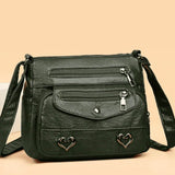 Rosana | Bolso bandolera con adornos de corazón