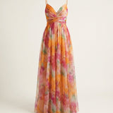 Alira – Vestido maxi floral elegante