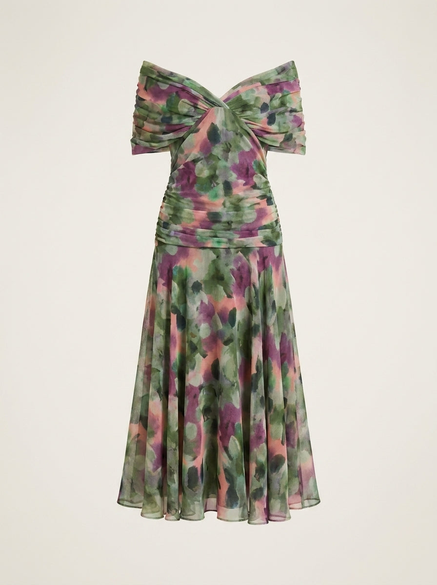 Casilda – Vestido largo con escote en V