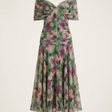 Casilda – Vestido largo con escote en V