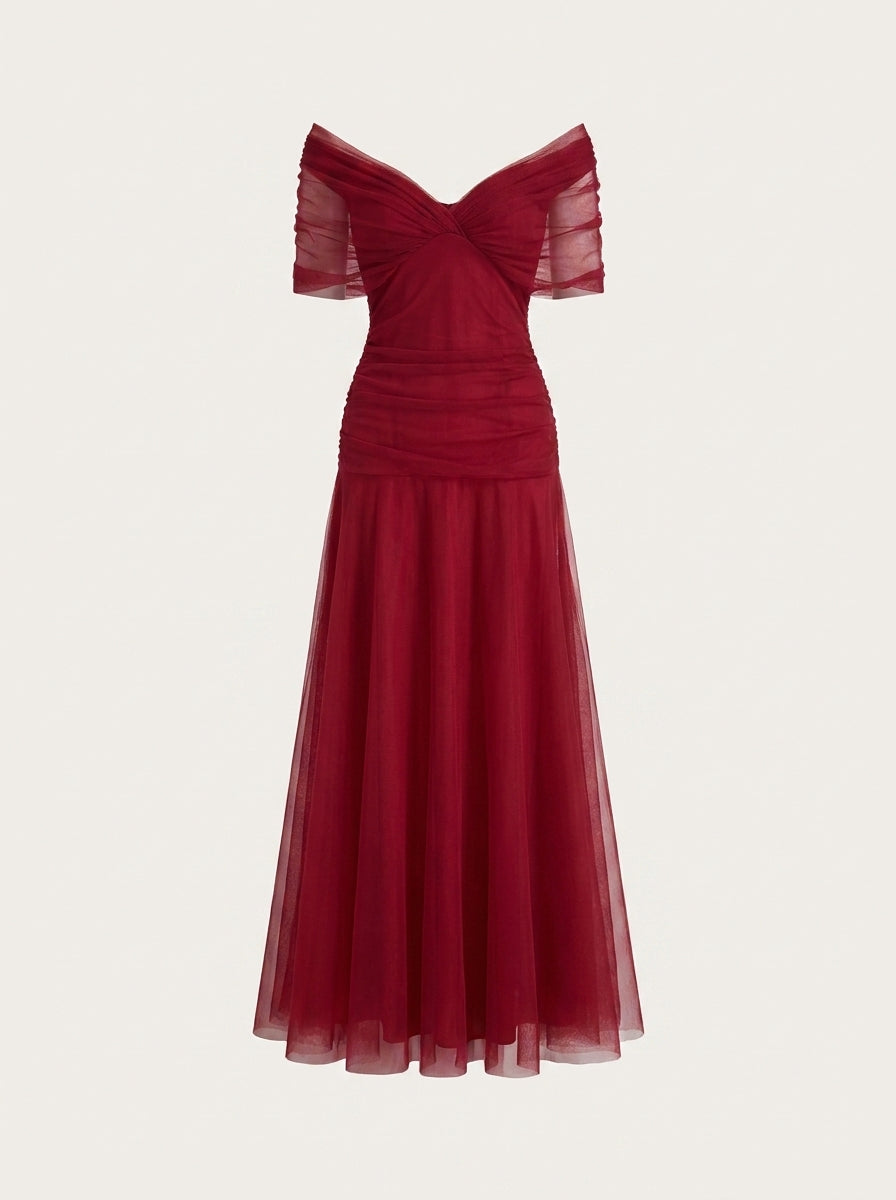 Casilda – Vestido largo con escote en V