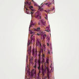 Casilda – Vestido largo con escote en V