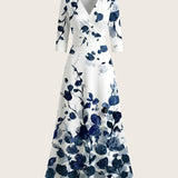 Ariadna – Vestido largo floral