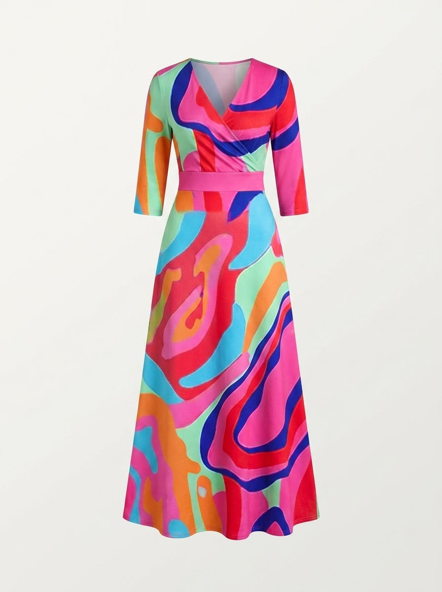 Ariadna – Vestido largo floral