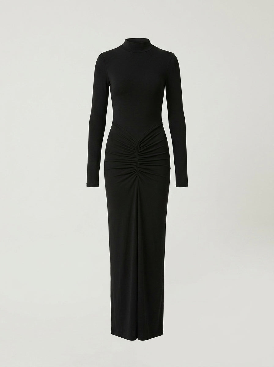 Verónica – Vestido largo con fruncido
