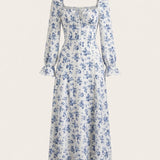 Inmaculada – Vestido largo floral
