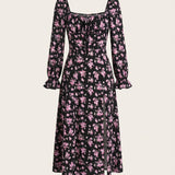 Inmaculada – Vestido largo floral