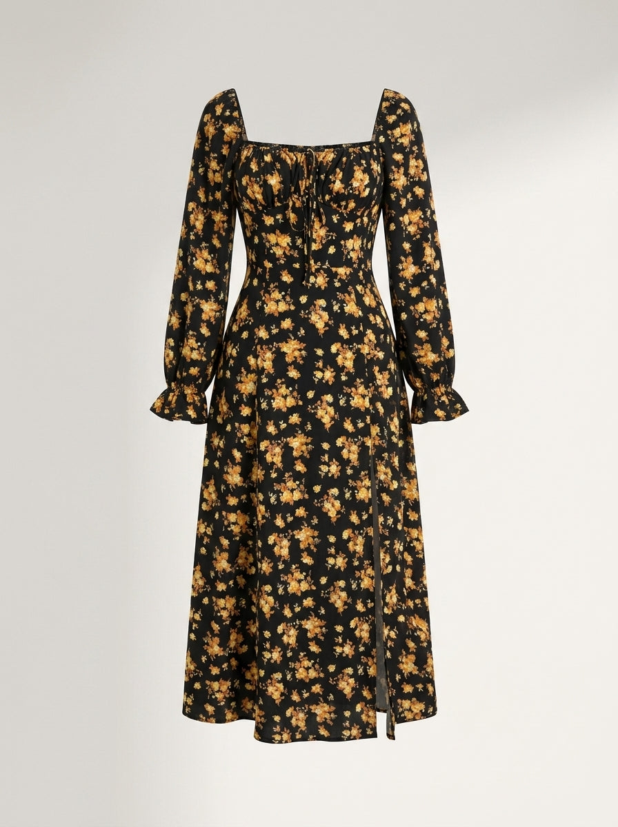 Inmaculada – Vestido largo floral