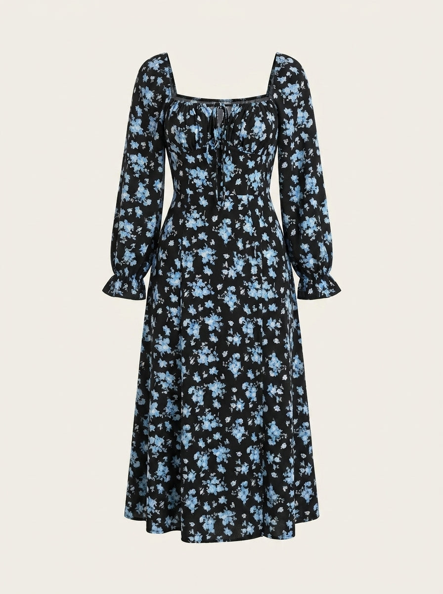 Inmaculada – Vestido largo floral