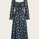 Inmaculada – Vestido largo floral