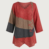 Savia – Blusa fluida multicolor
