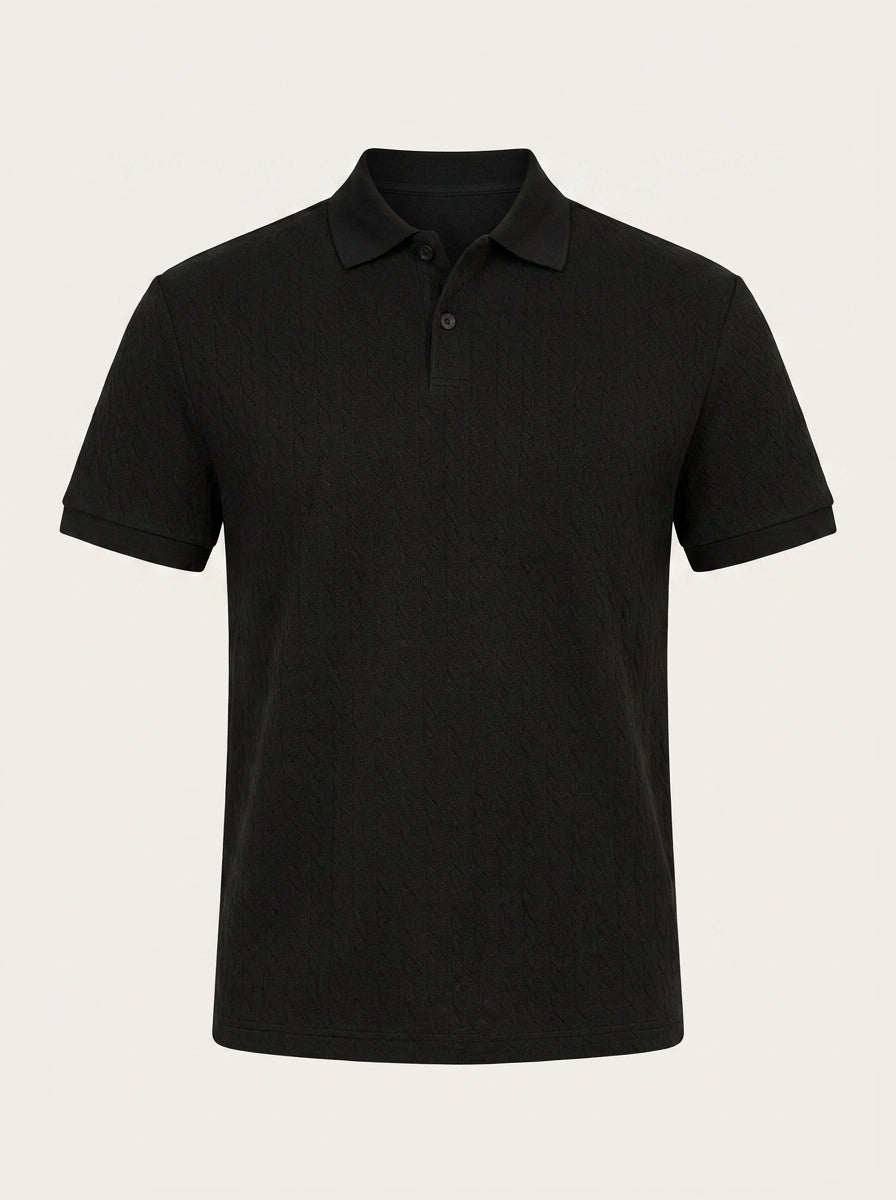 Tomás – Polo de punto texturizado