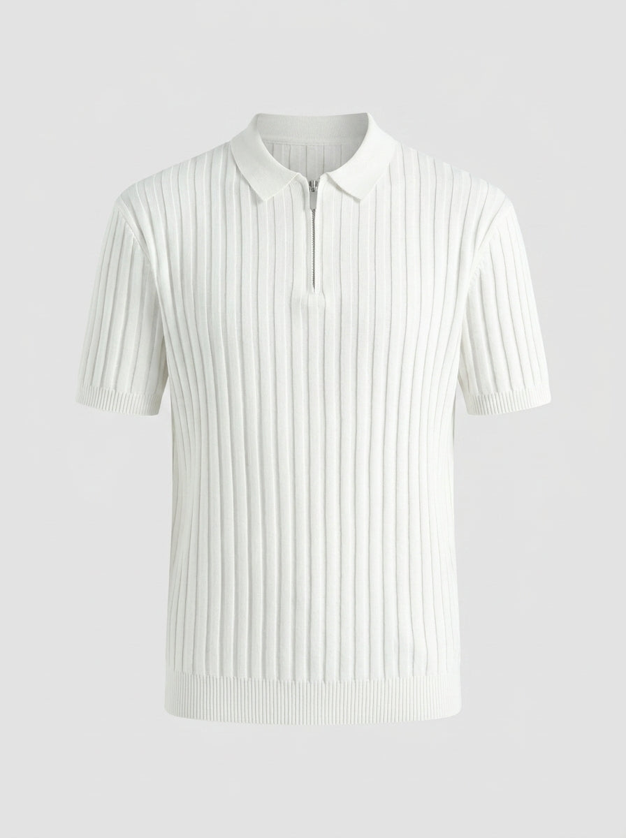 Iván – Polo de punto con cremallera