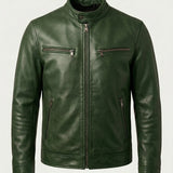 Renzo – Chaqueta efecto cuero vintage