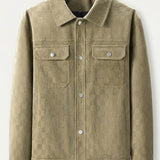 Adriel – Chaqueta suede de cuadros