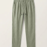 Esteban – Pantalón de lino con cordón