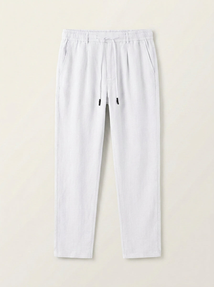 Esteban – Pantalón de lino con cordón