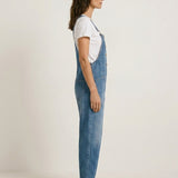 Naira – Mono denim relajado con tirantes