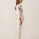 Oihane – Blusa floral patchwork