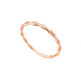 Sofía – Anillo trenzado rosé