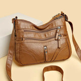 Floriana | Bolso bandolera de cinco cremalleras