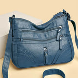 Floriana | Bolso bandolera de cinco cremalleras