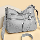 Floriana | Bolso bandolera de cinco cremalleras