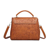 Acacia | Bolso de mano con relieve floral
