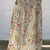 Eufemia | Falda de paisley coral