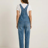 Naira – Mono denim relajado con tirantes