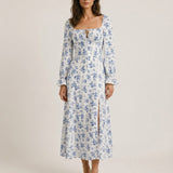 Inmaculada – Vestido largo floral