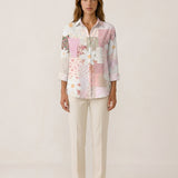 Oihane – Blusa floral patchwork
