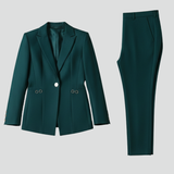 Batilde | Traje con blazer y pantalón recto