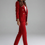 Giselda | Traje cruzado con pantalón sastre